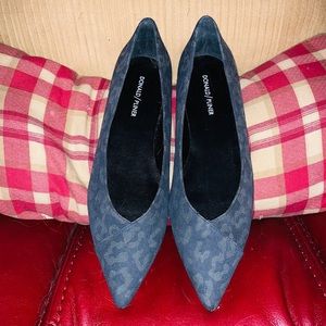 Donald Pliner pointed toe leopard flat 10
